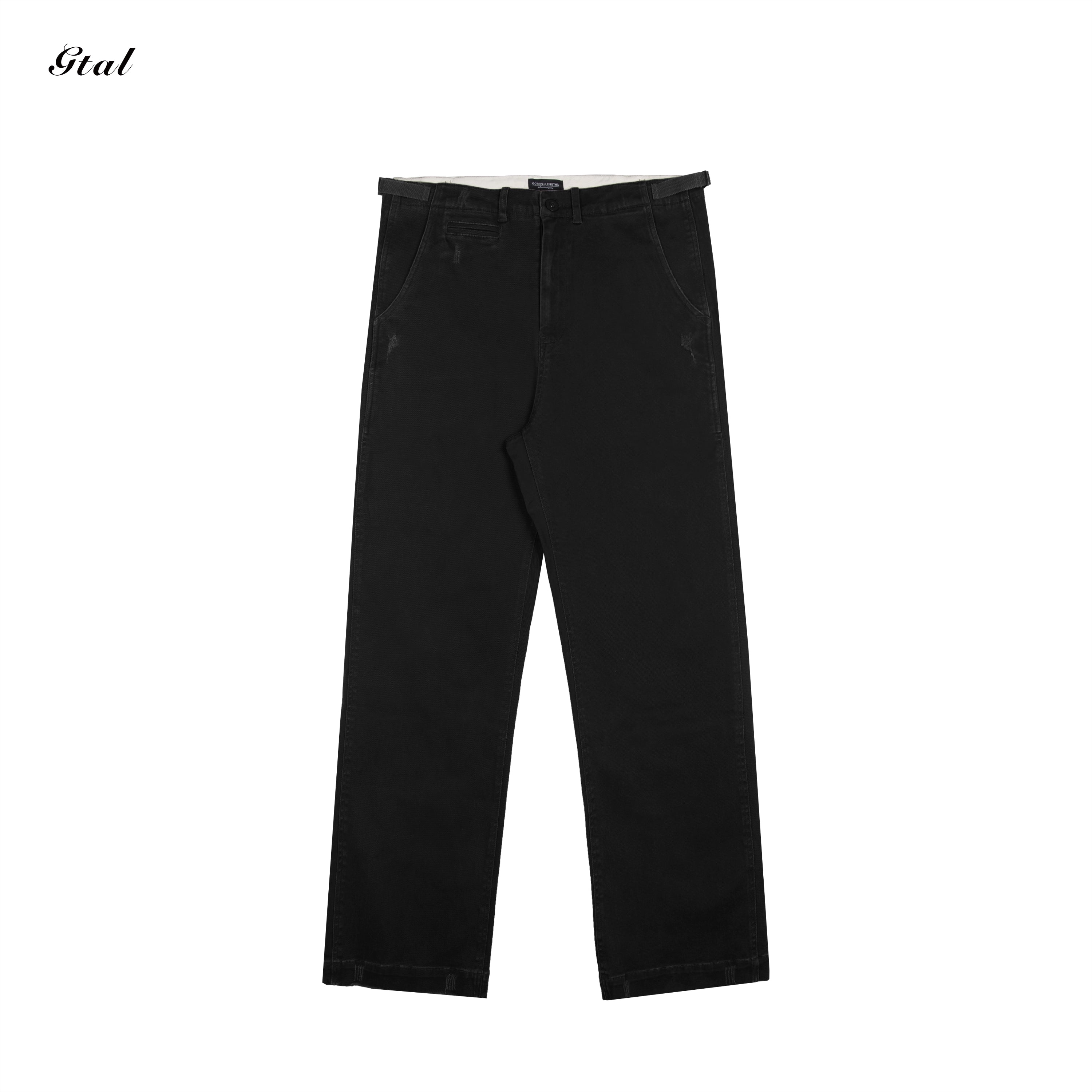 GTAL Casual Wear-resistant Straight Tube Old Jeans