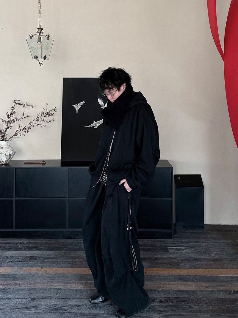 RELABEL Removable Hooded Casual Jacket