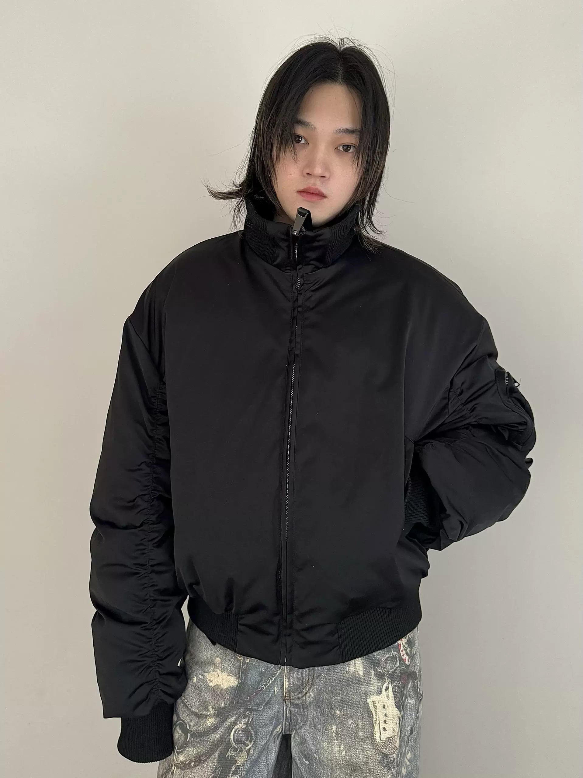 URRRGE Double-sided Camouflage Down Cotton-padded Jacket