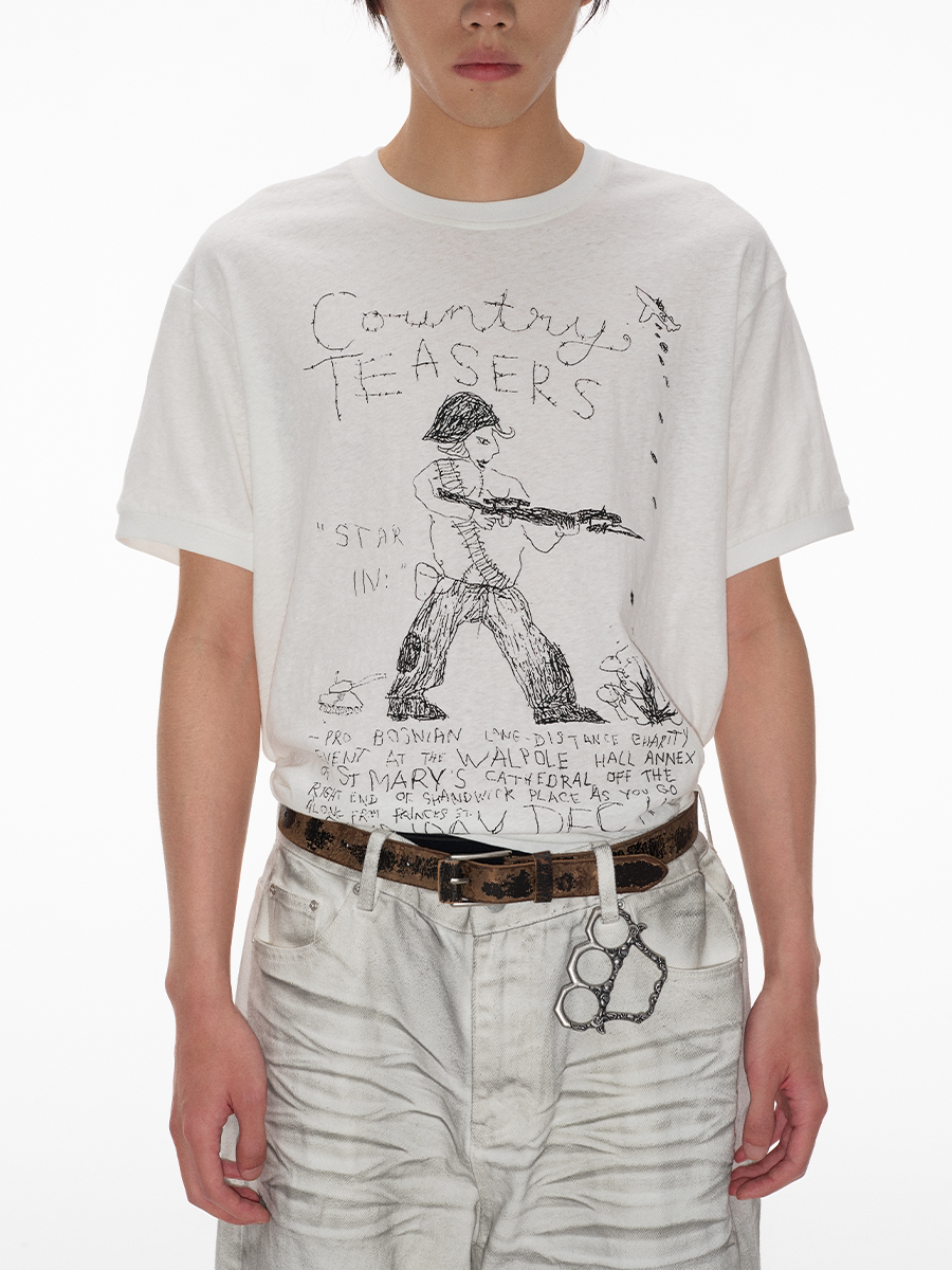 JCAESAR Digital Direct Injection Printing Breathable Tee