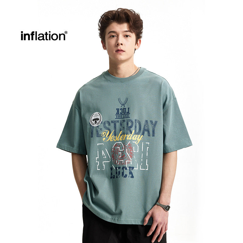 INF 265G Retro Printed Heavy Cotton Tee
