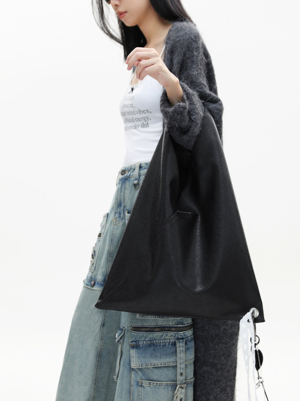 JANDRESS Minimalist Lazy Style Shoulder Armpit Bag