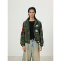 BTSG Towel Embroidered Embroidered Zip-up Cardigan Jacket