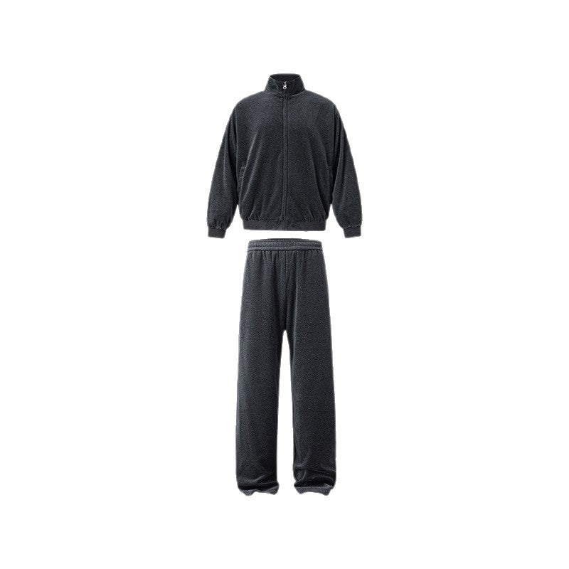 UNF Home Casual Zipper Jacket + Sweatpants