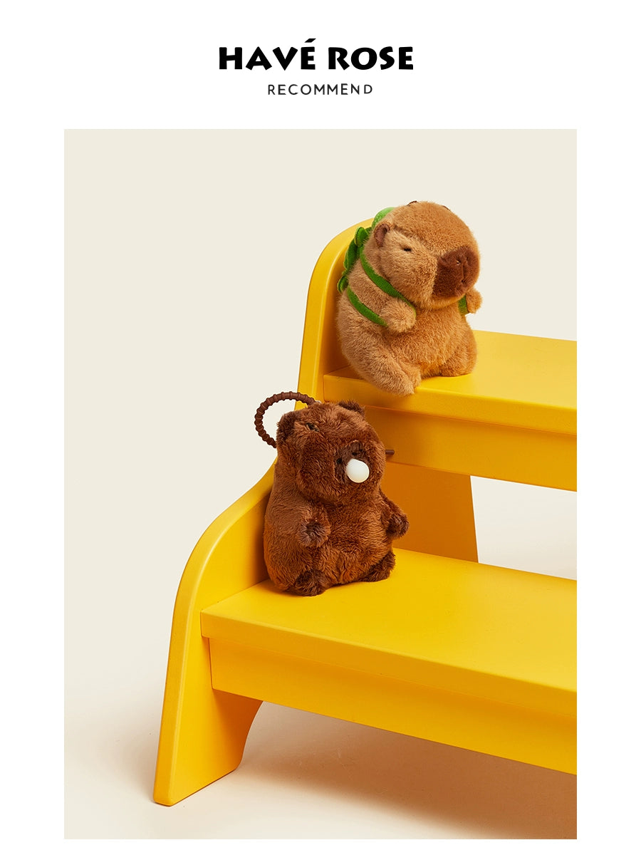 HAVEROSE Ugly Cute Capybara Bag Pendant