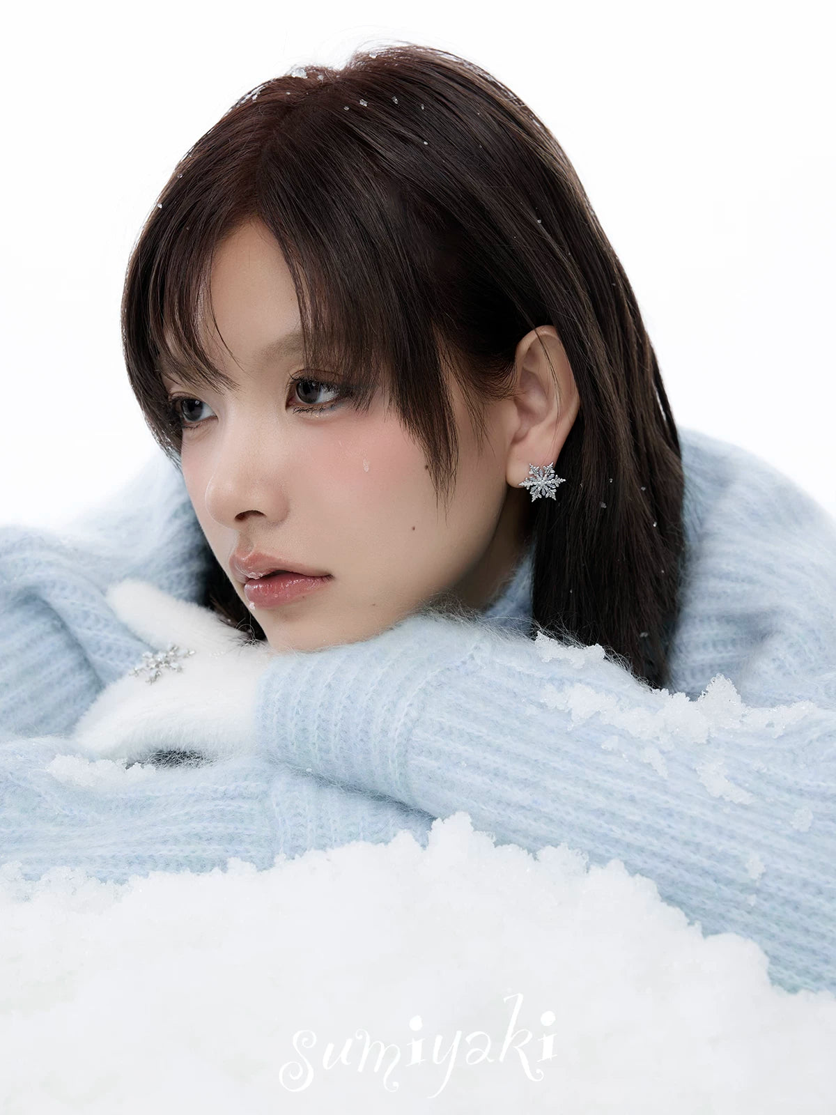 SUMIYAKI Premium Snowflake Earrings