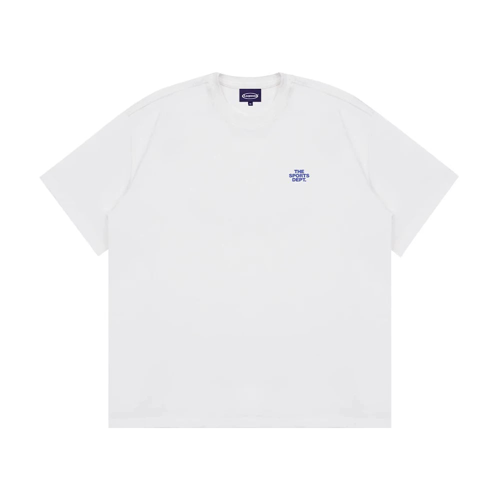 Loopsoon Back Letter Print Loose Casual Tee