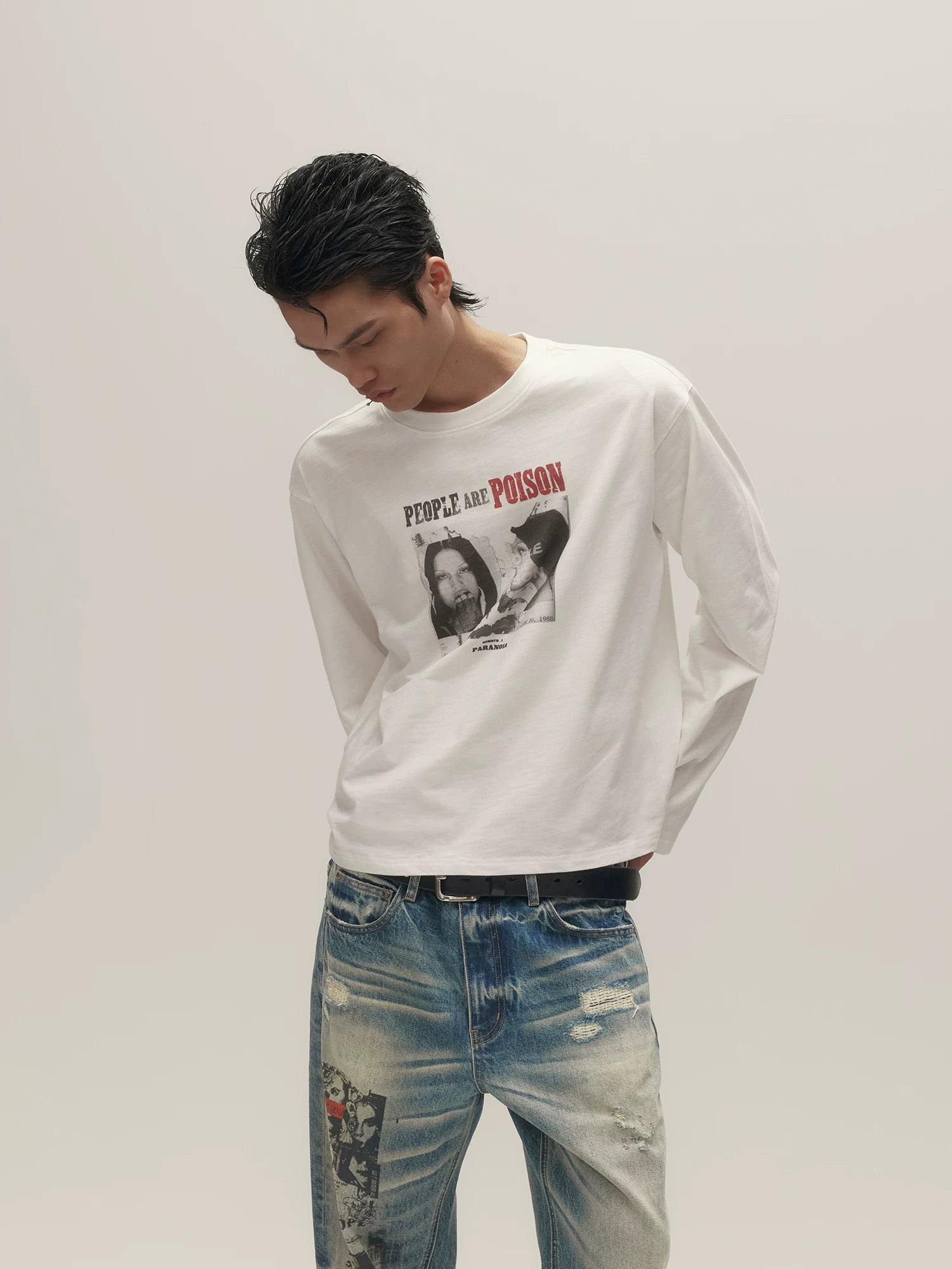 SGW Crew Neck Versatile Casual Long Sleeve