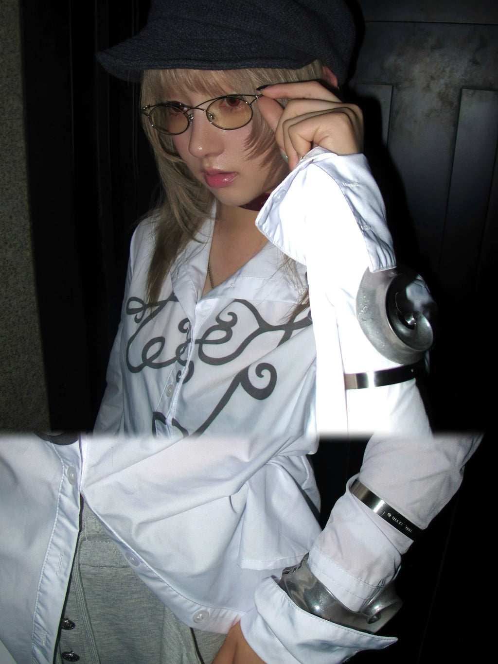 TheNewYouthPark Waist Versatile White Shirt