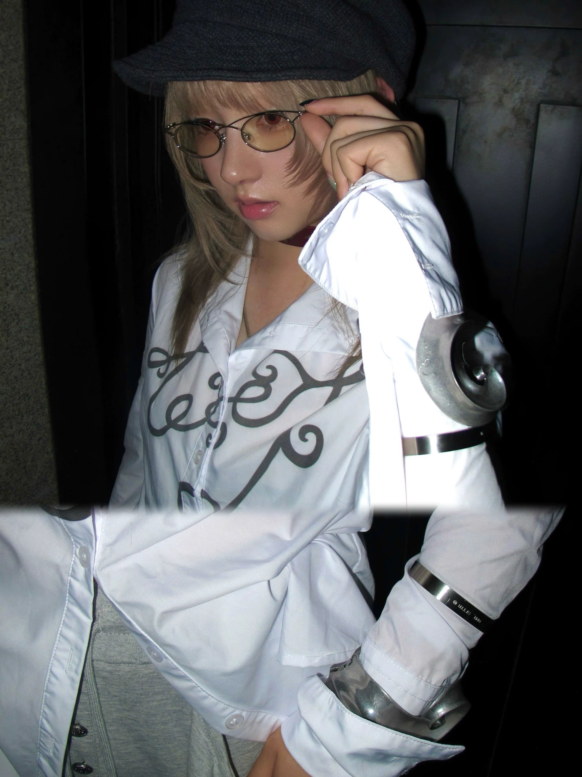 TheNewYouthPark Waist Versatile White Shirt