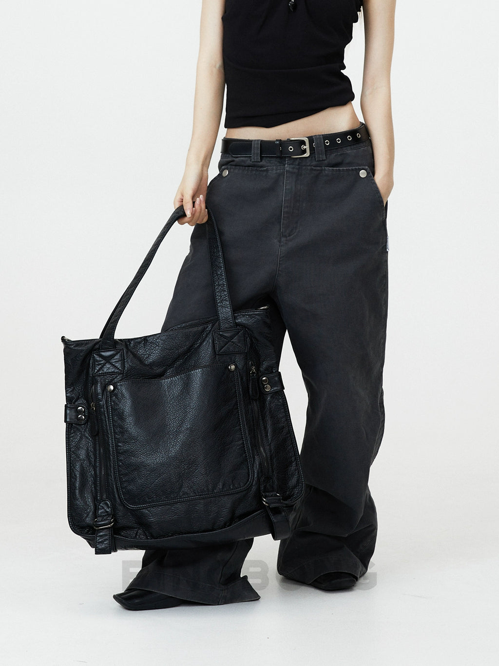 BINGBONG Large Capacity Shoulder Bag Y2k Messenger Bag