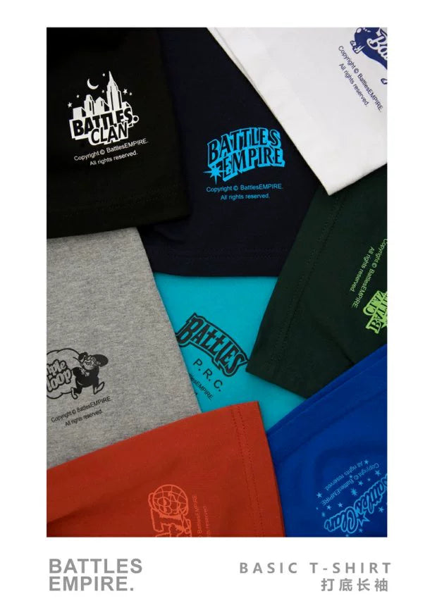 Battles Loose Casual Crew Neck Bottom Shirt