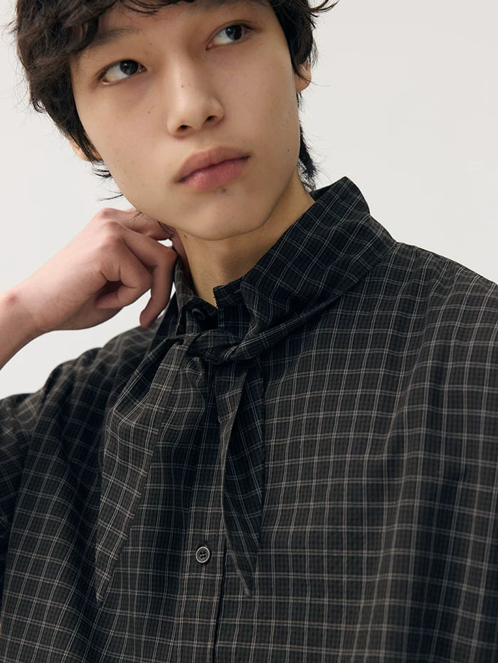 CARPEM Vintage Strap-Up Short Sleeve Shirt