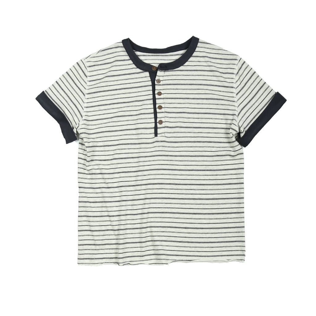 TREclub Vintage Contrast Striped Versatile Tee