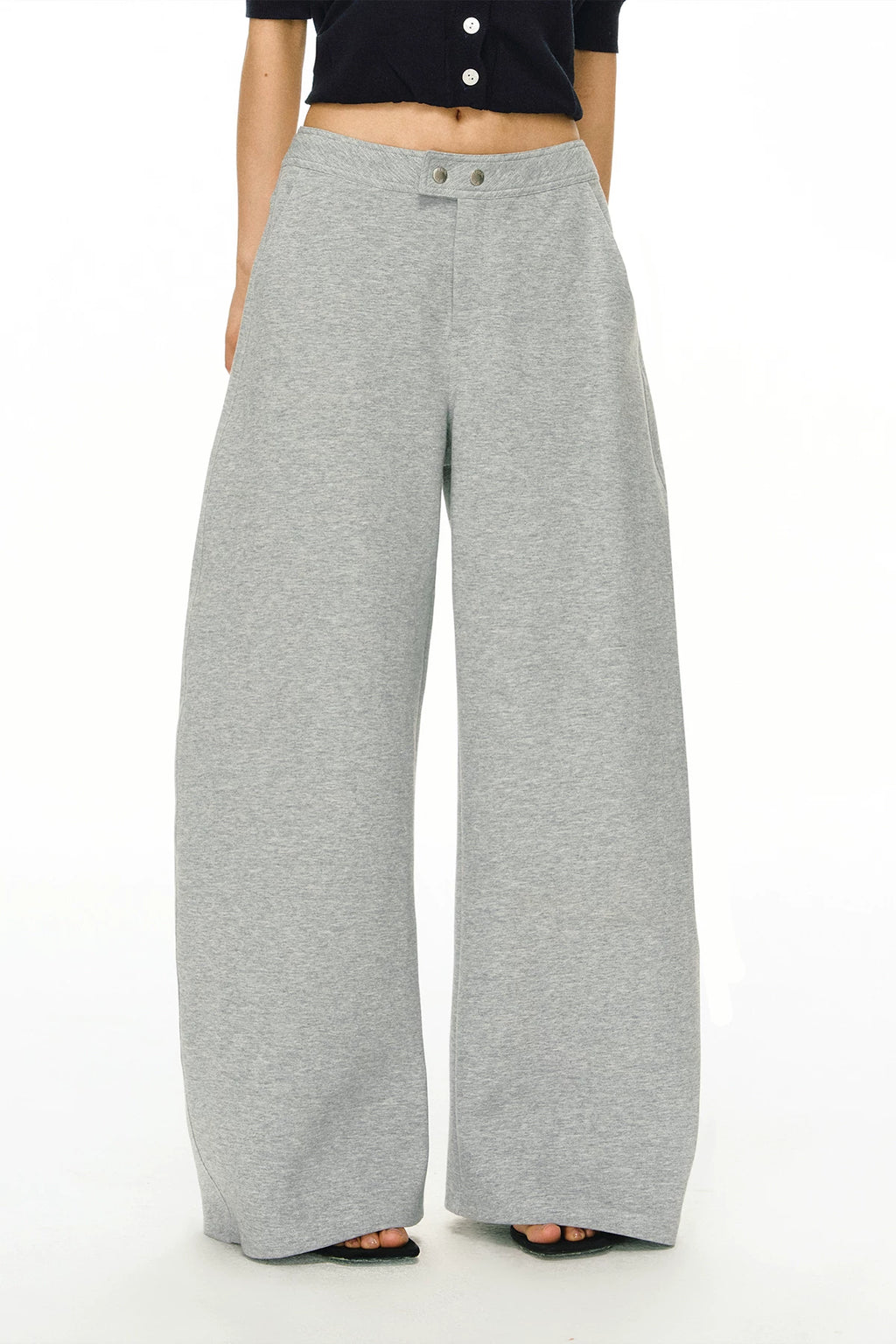 Ariseism Retro Wide-leg Scimitar Slacks