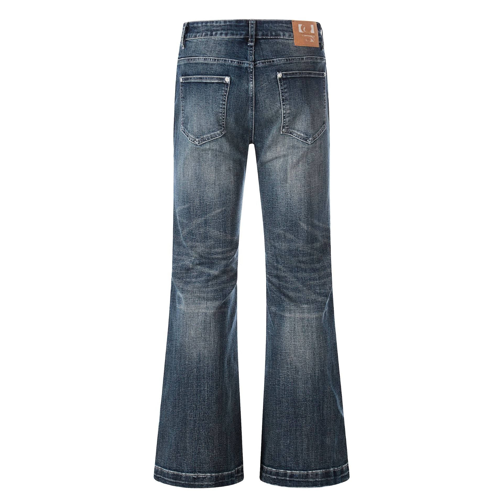 11KN 11 oz Indigo Whisker Flare Jeans