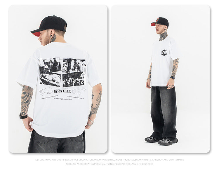 FORGIVNESS Illustration Printing Short Sleeve Tee