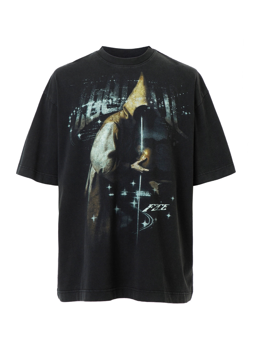 F2CE Vintage High Street Trend Printed Tee