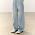 Umoumo Loose and Thin Scimitar Jeans