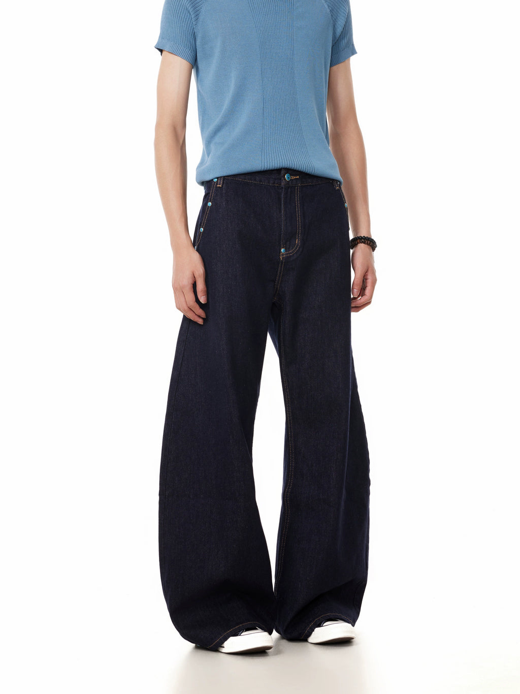 BTSG Casual Versatile Micro-pull Jeans