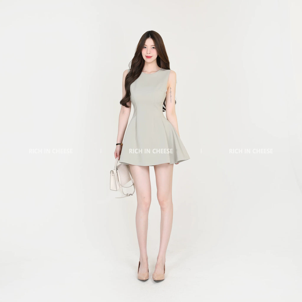 RICH IN CHEESE Temperament Waist Suit Waist Dress