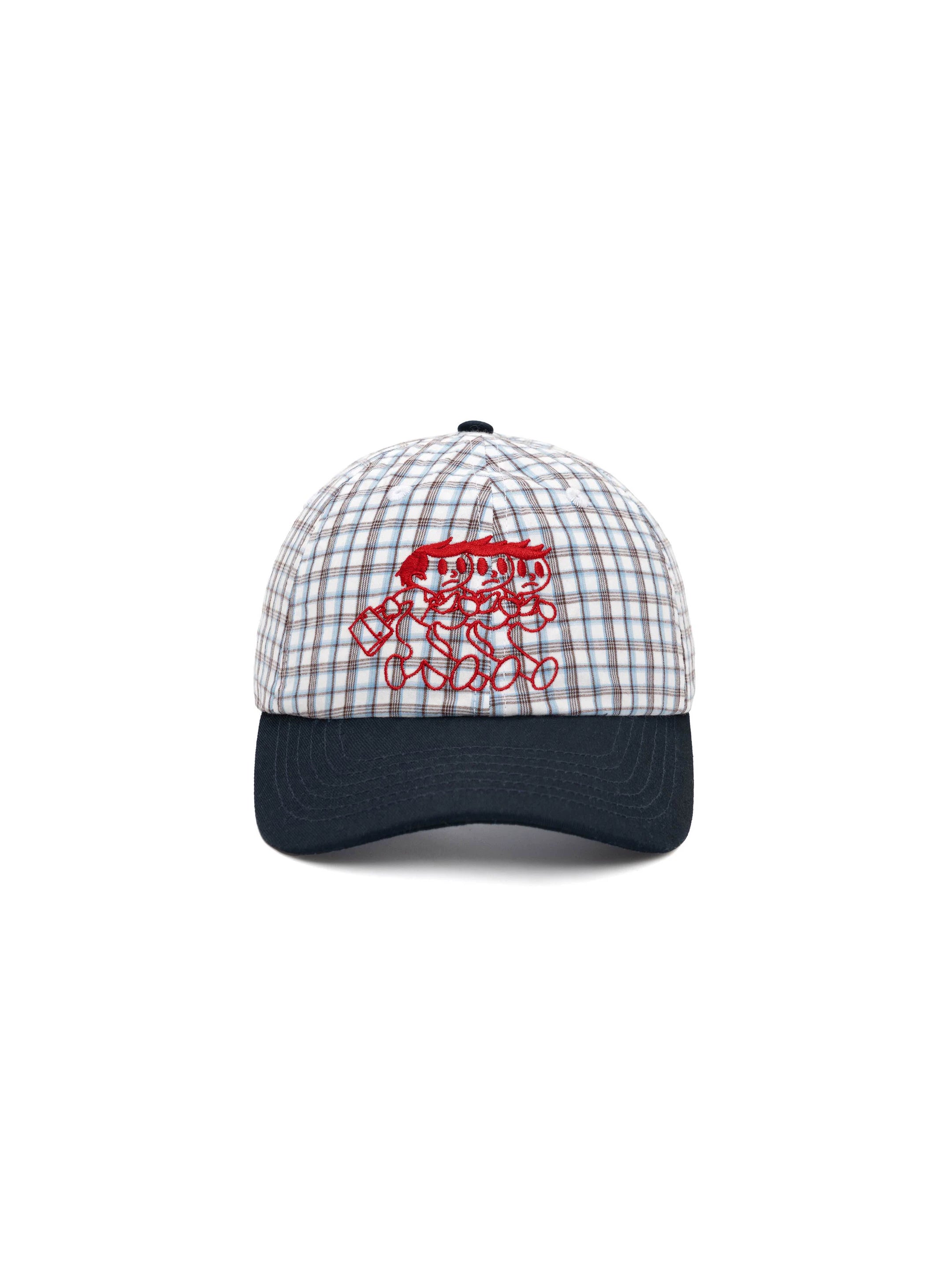 BENT IDEA Plaid Baseball Cap
