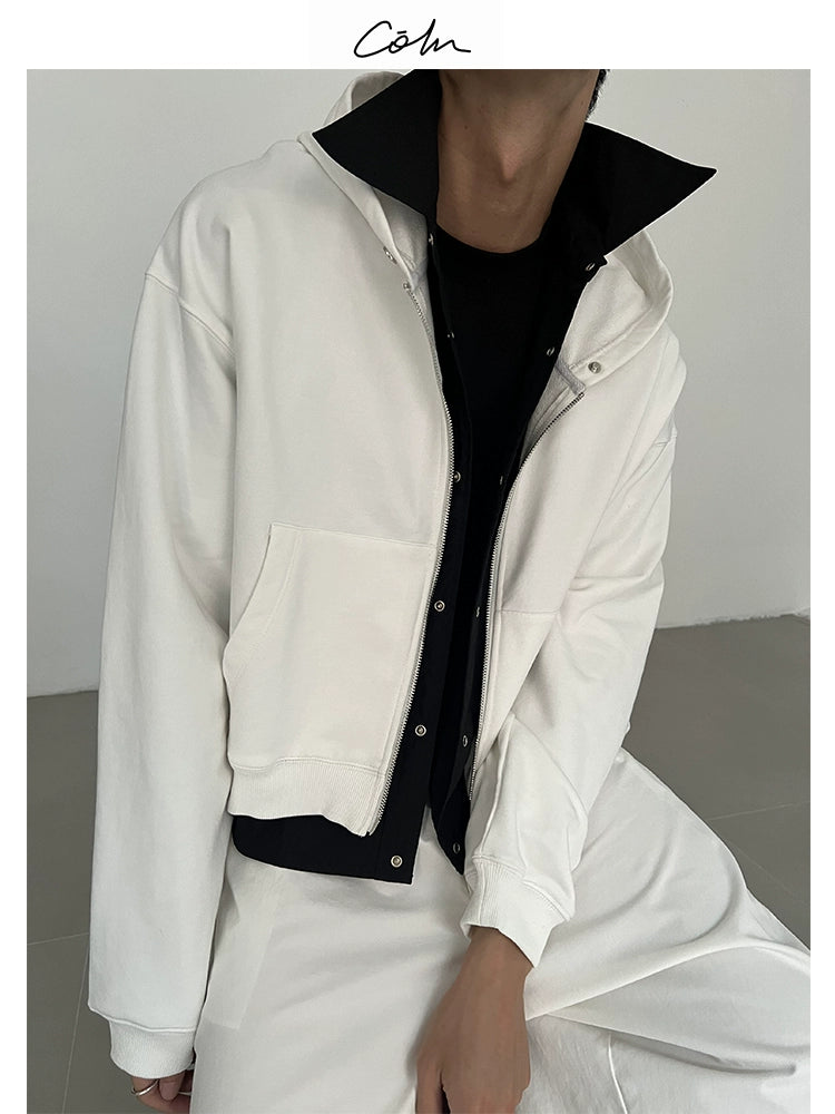 COLN Short zipper Cotton Jacket