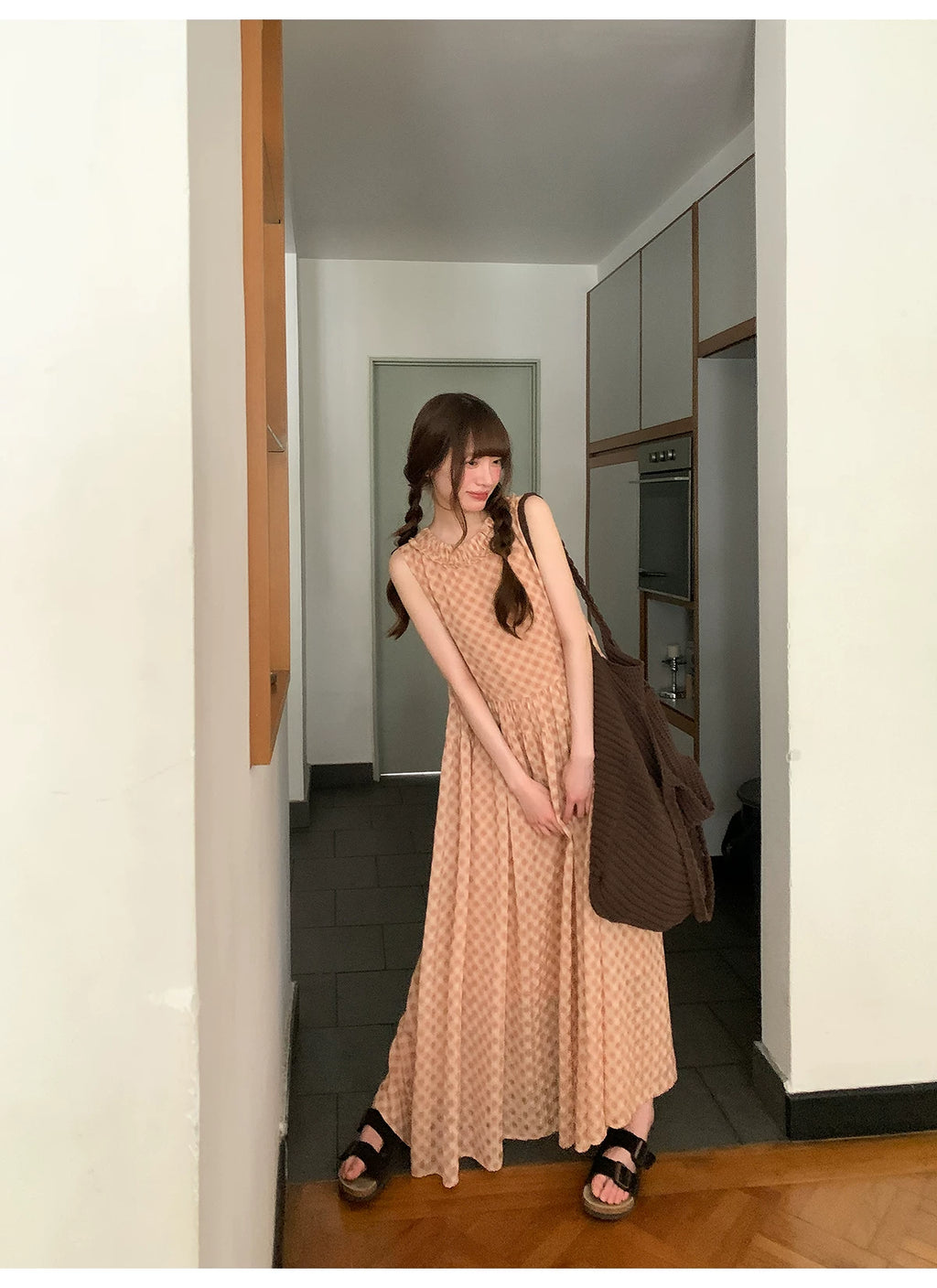 KANO Twill Flowing Dress