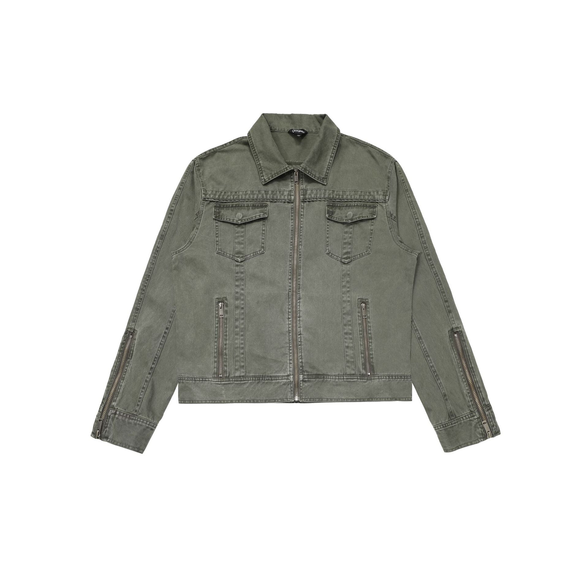 CHANYOOU Retro Old Deconstructed Denim Jacket
