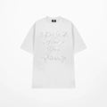 404MOB Alphabet Hot Diamond Loose Casual Tee