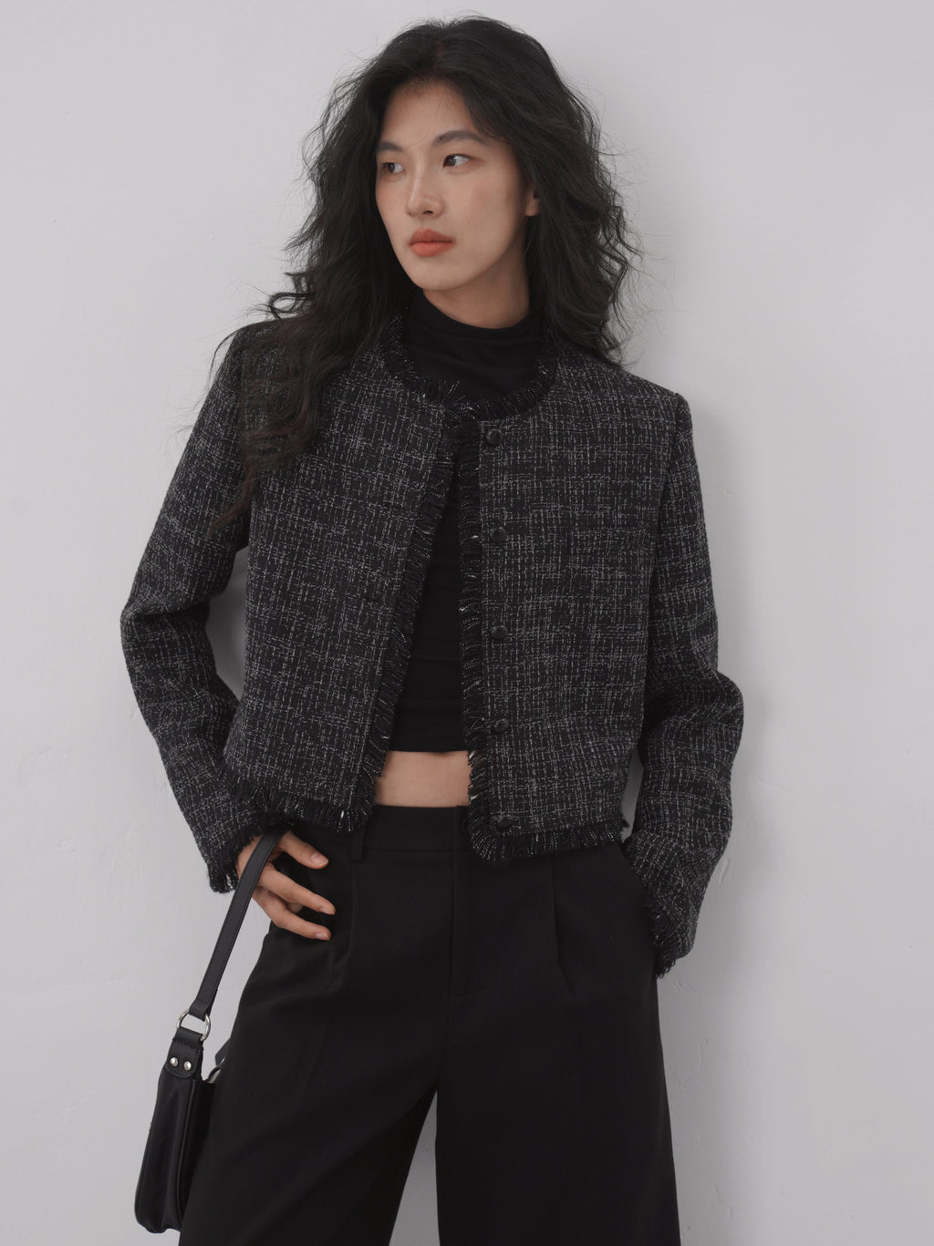 EIGHTHMONTH Vintage Tweed Short Coat