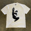 UPUPXIA Vintage Letter Print Loose Tee