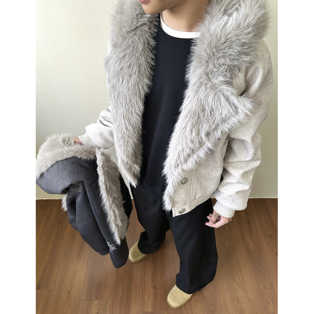 EME Thickened Thermal Seat Mountain Carving Retro Jacket