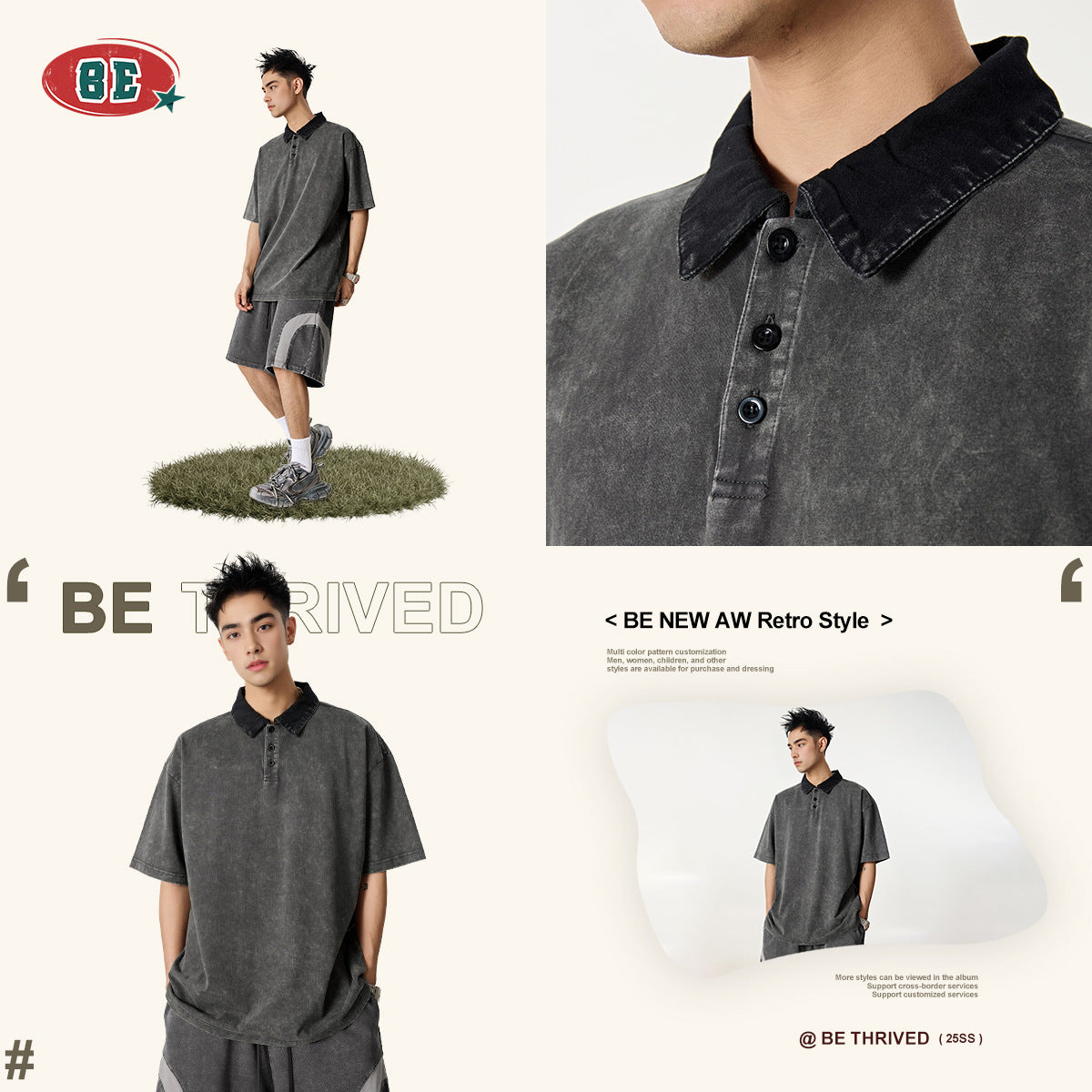 BE Retro High-end POLO Shirt