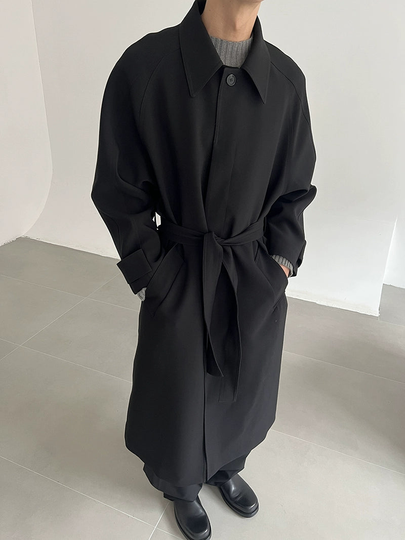 COLN Casual Versatile Long Trench Coat