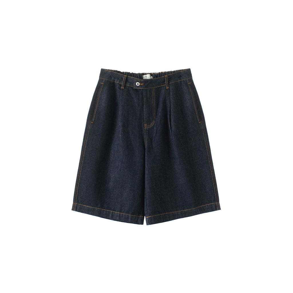 BUTTBILL Japanese Casual Denim Cropped Shorts
