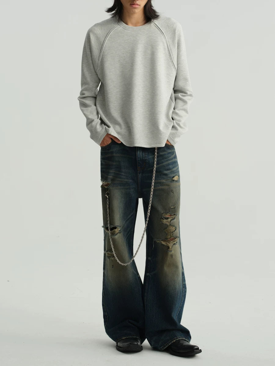 JCAESAR Casual Versatile Shoulder Sweater