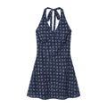 Cantonstory Neck and Waist Floral Dress