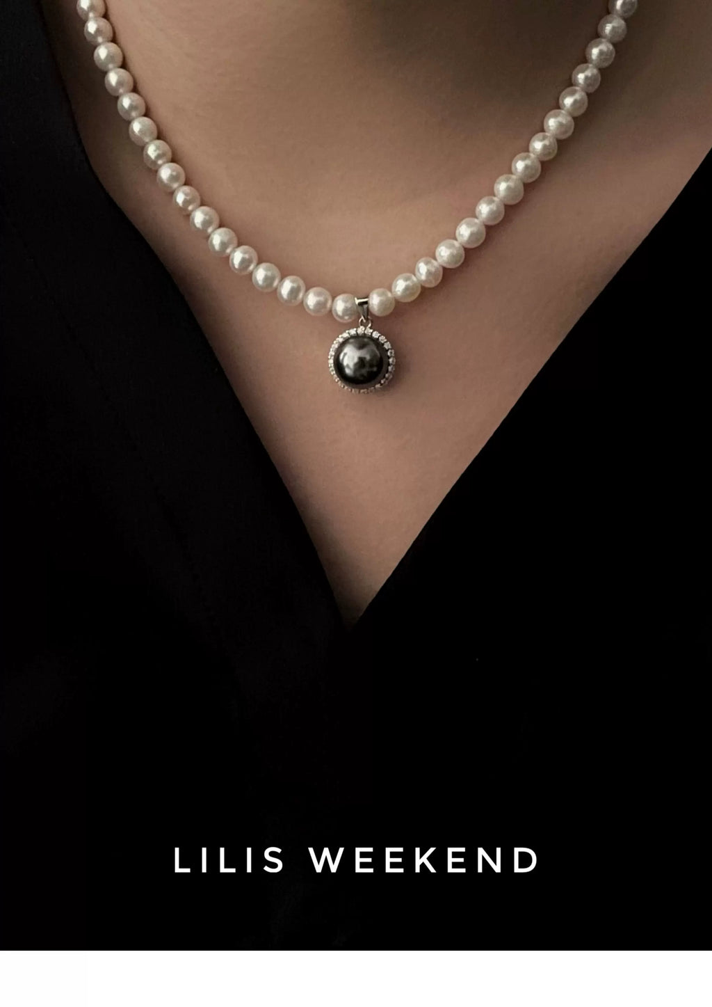 Lilis Weekend Stylish Vintage Natural Freshwater Pearl Necklace