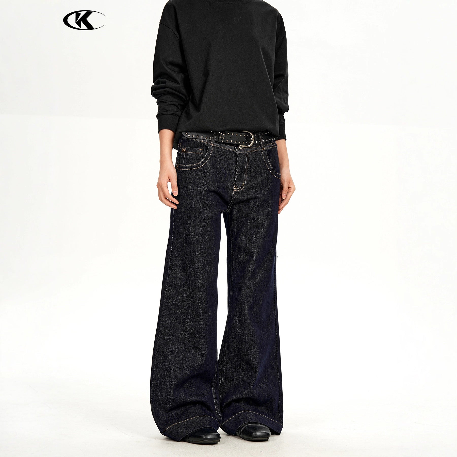 11KN Retro Slim-fit Three-dimensional Slim Casual Jeans