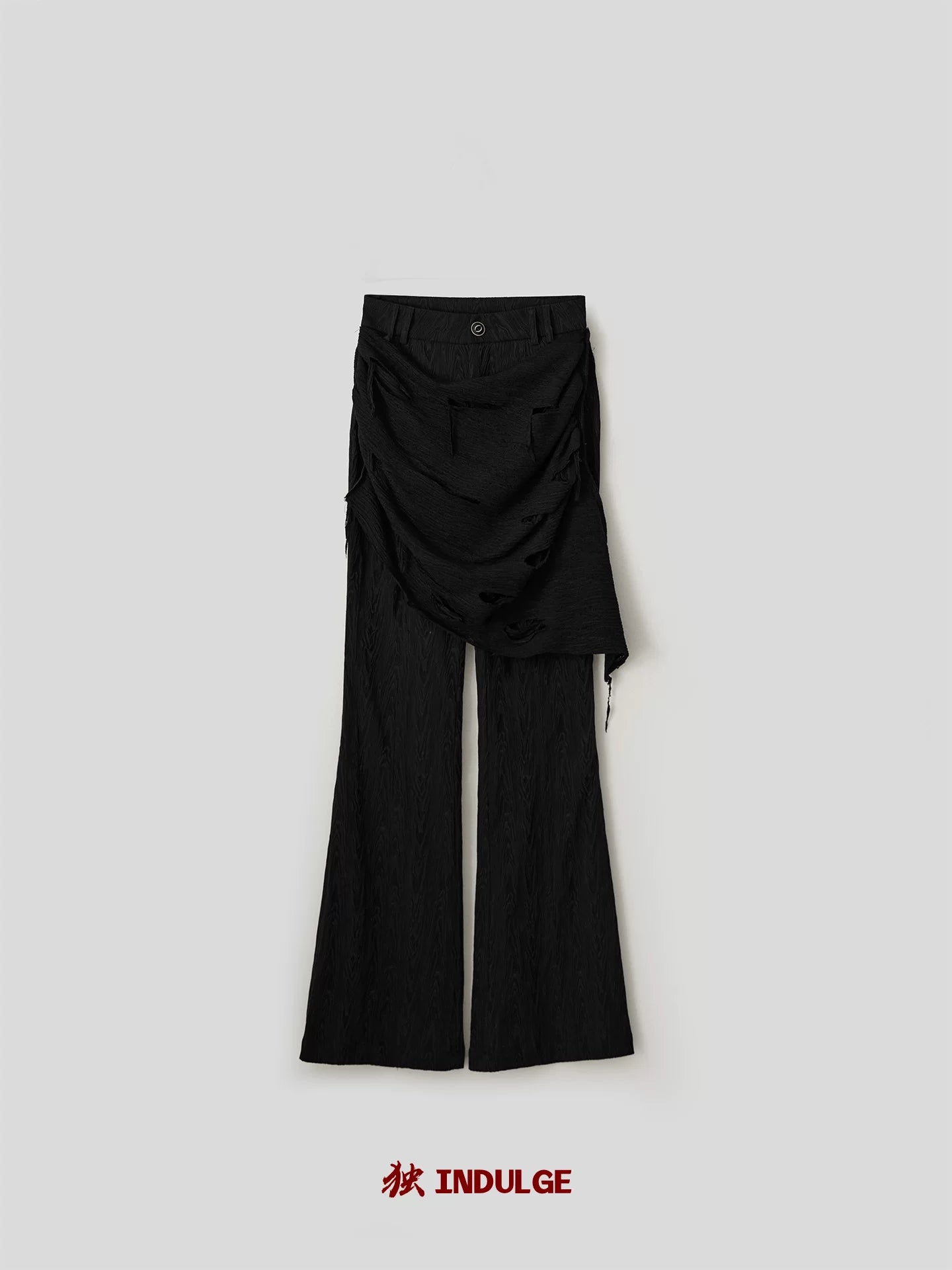 INDULGE Fart Curtain Slim-fit Micro Straight Pants