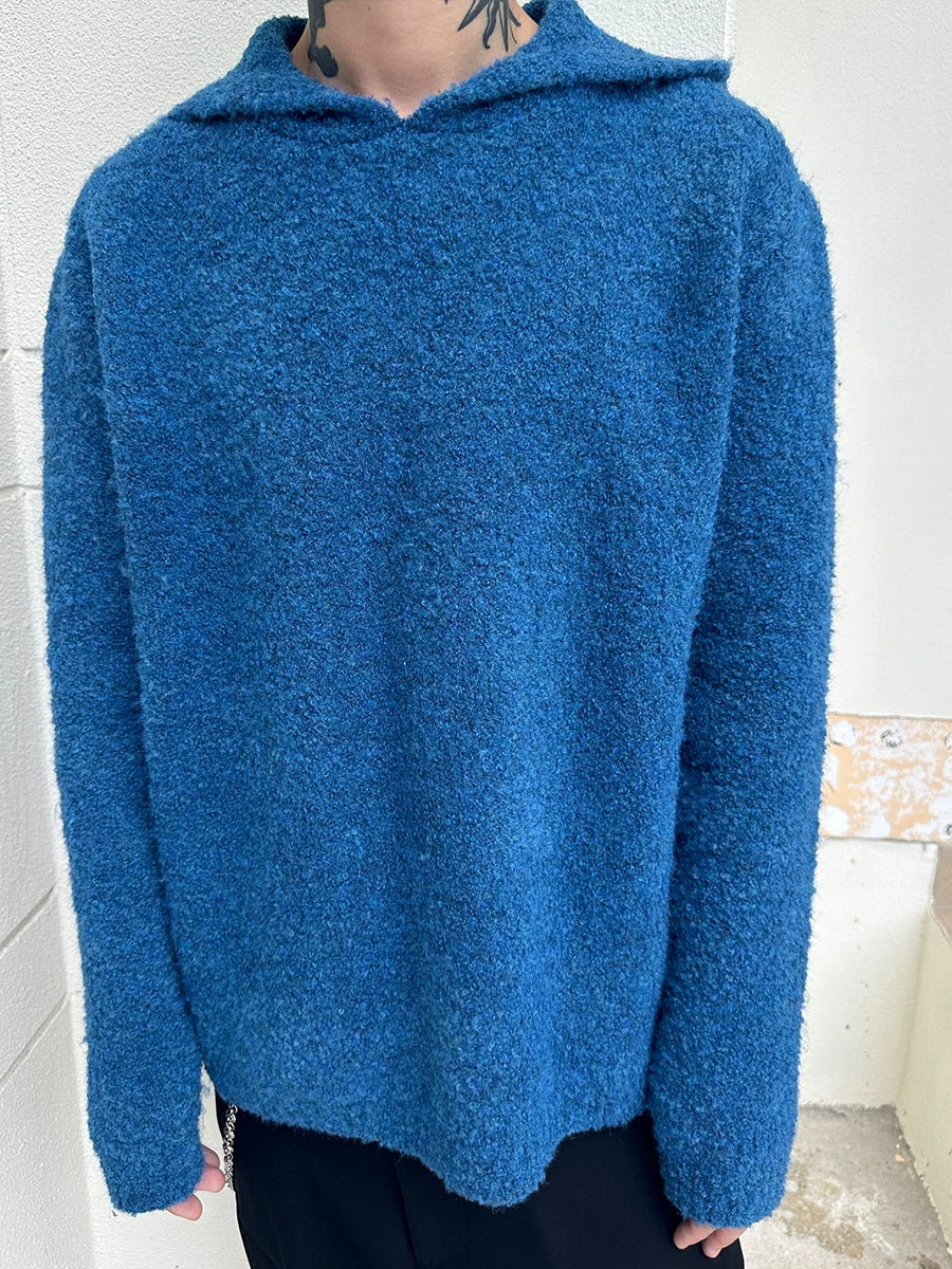 BRG Lazy Commuter Hooded Knitted Sweater Hoodie