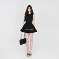 RICH IN CHEESE Temperament Waist Suit Waist Dress