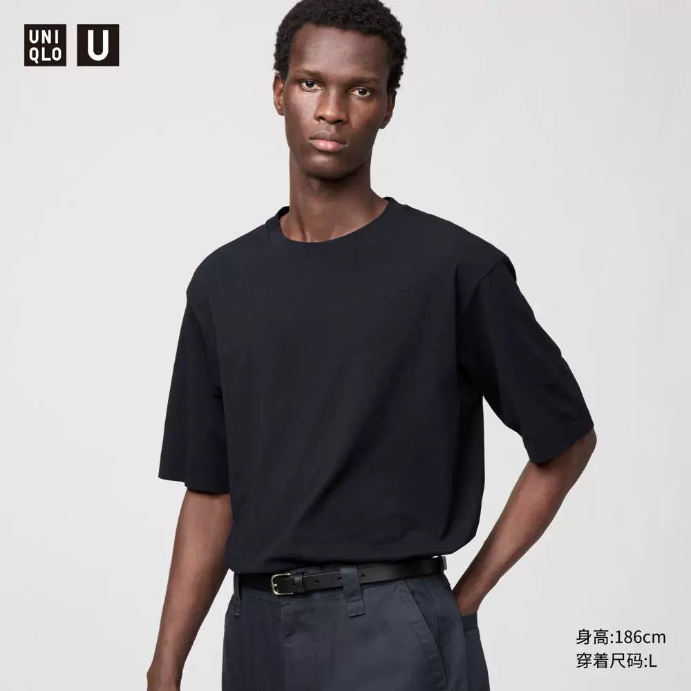 Uniqlo U series cooperative/men's and women's DRY-EX quick-drying T-shirt, short sleeves absorb sweat, dry quickly, cool and breathable