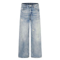 11KN Straight Loose and Versatile Wide-leg Floor-mopping Jeans