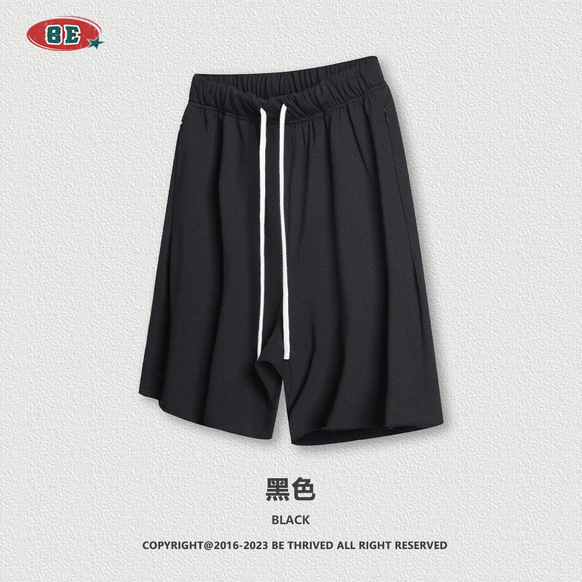 (Clearance) BE 100% Cotton loose-edge shorts