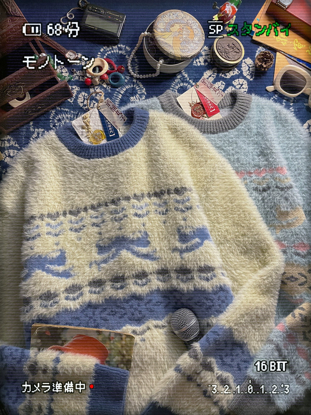 ALOHA Retro Hong Kong Style Lazy Sweater