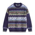 Madden Vintage Fair Island Crew Neck Knitted Sweater