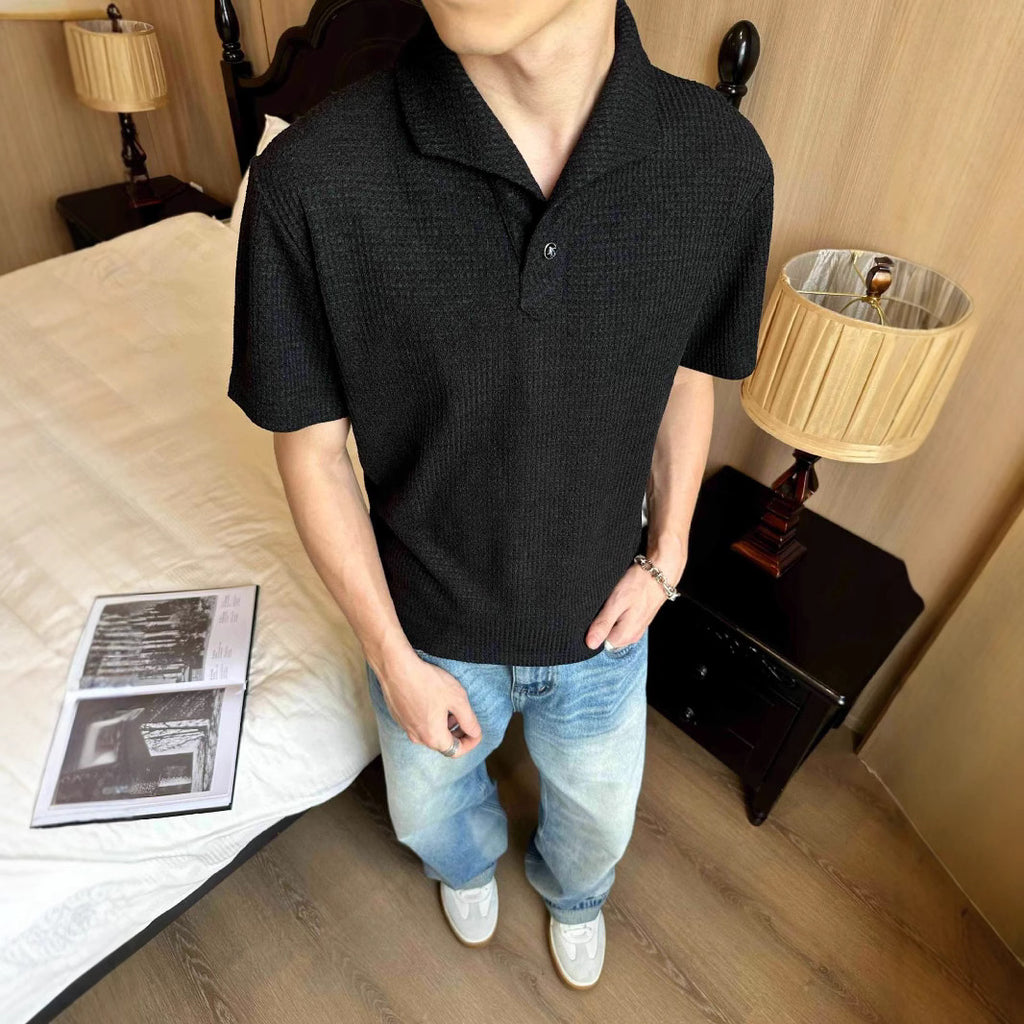 EME Casual Front Shoulder Polo Shirt