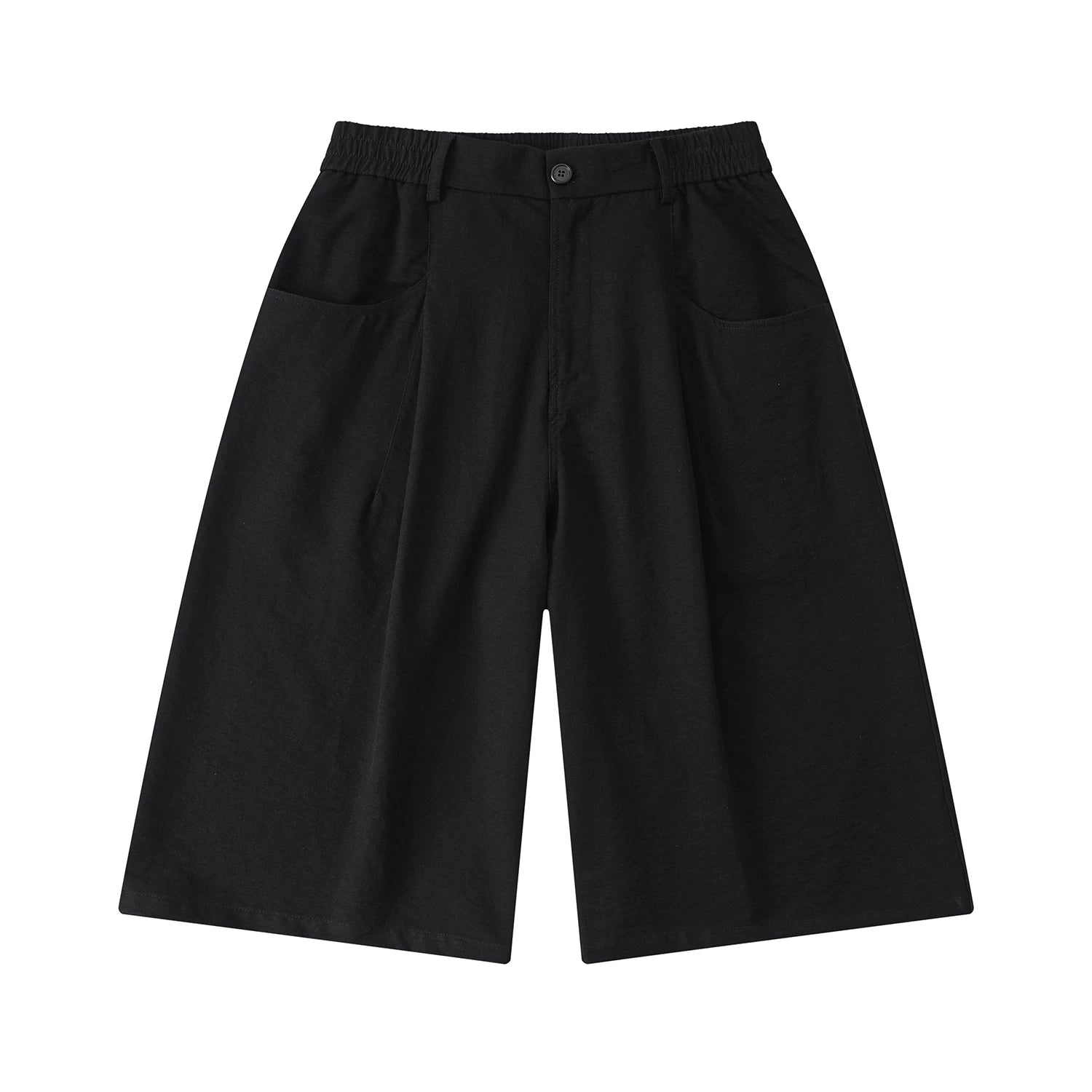 LR MADE Pleated Simple Seven-point Shorts